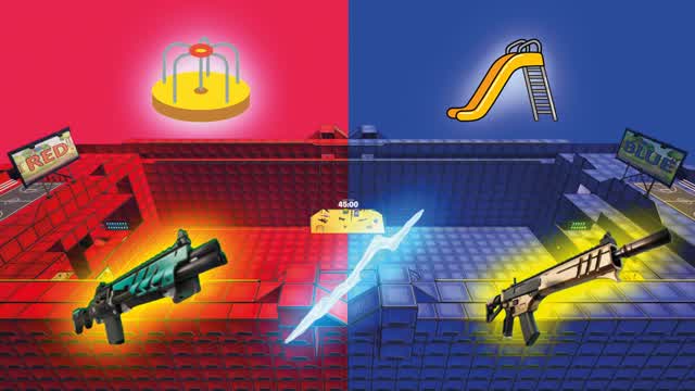 PLAYGROUND RED VS BLUE 🔴🔵