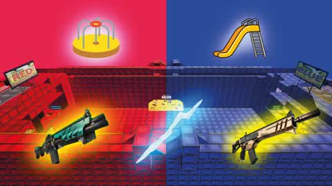 PLAYGROUND RED VS BLUE 🔴🔵