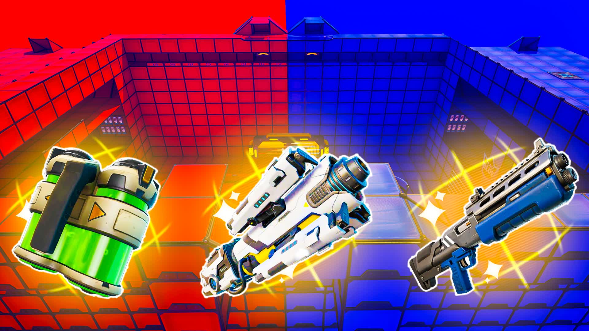 CRAZY ALL GUNS RED VS BLUE 🔴🔵