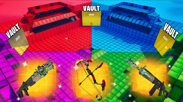 SUPER RED vs BLUE vs GREEN vs PURPLE