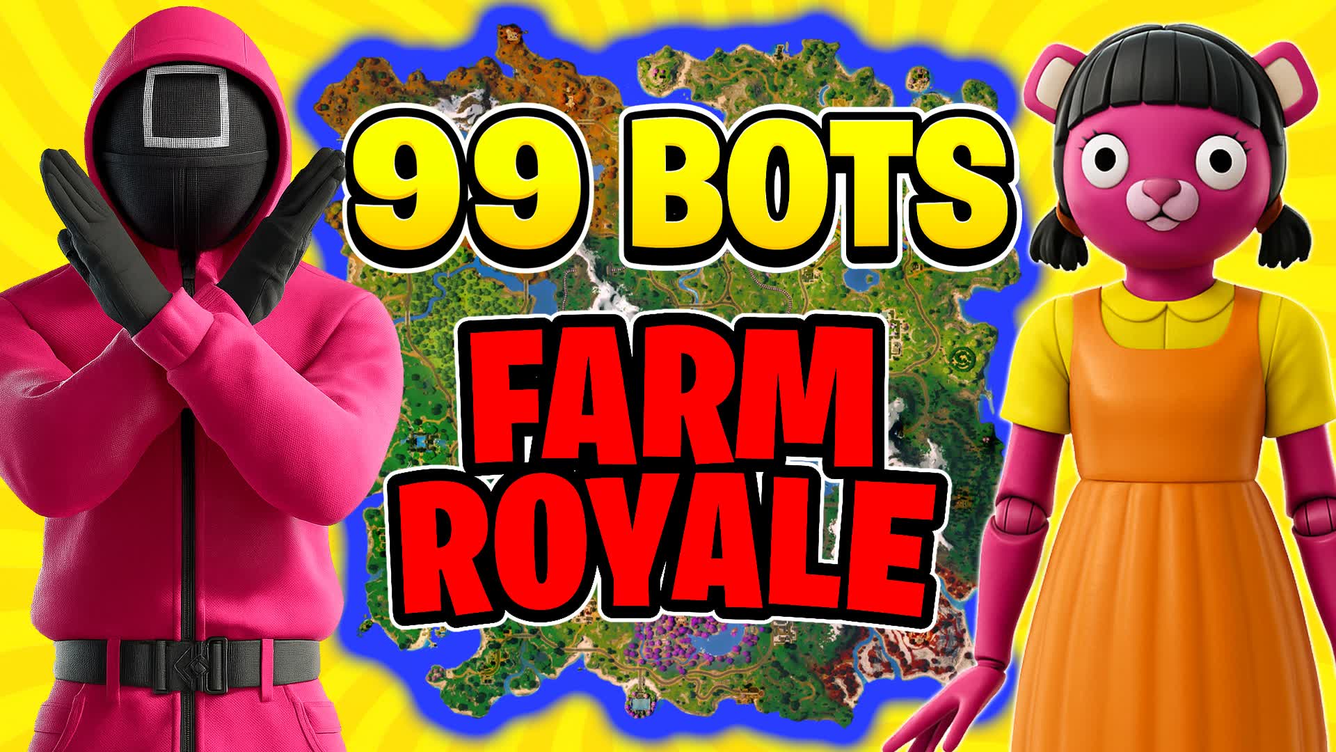 ⭐ 99 BOTS SQUID FARM ROYALE 🏆