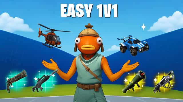 EASY 1V1 FFA - ALL GUNS & CARS!