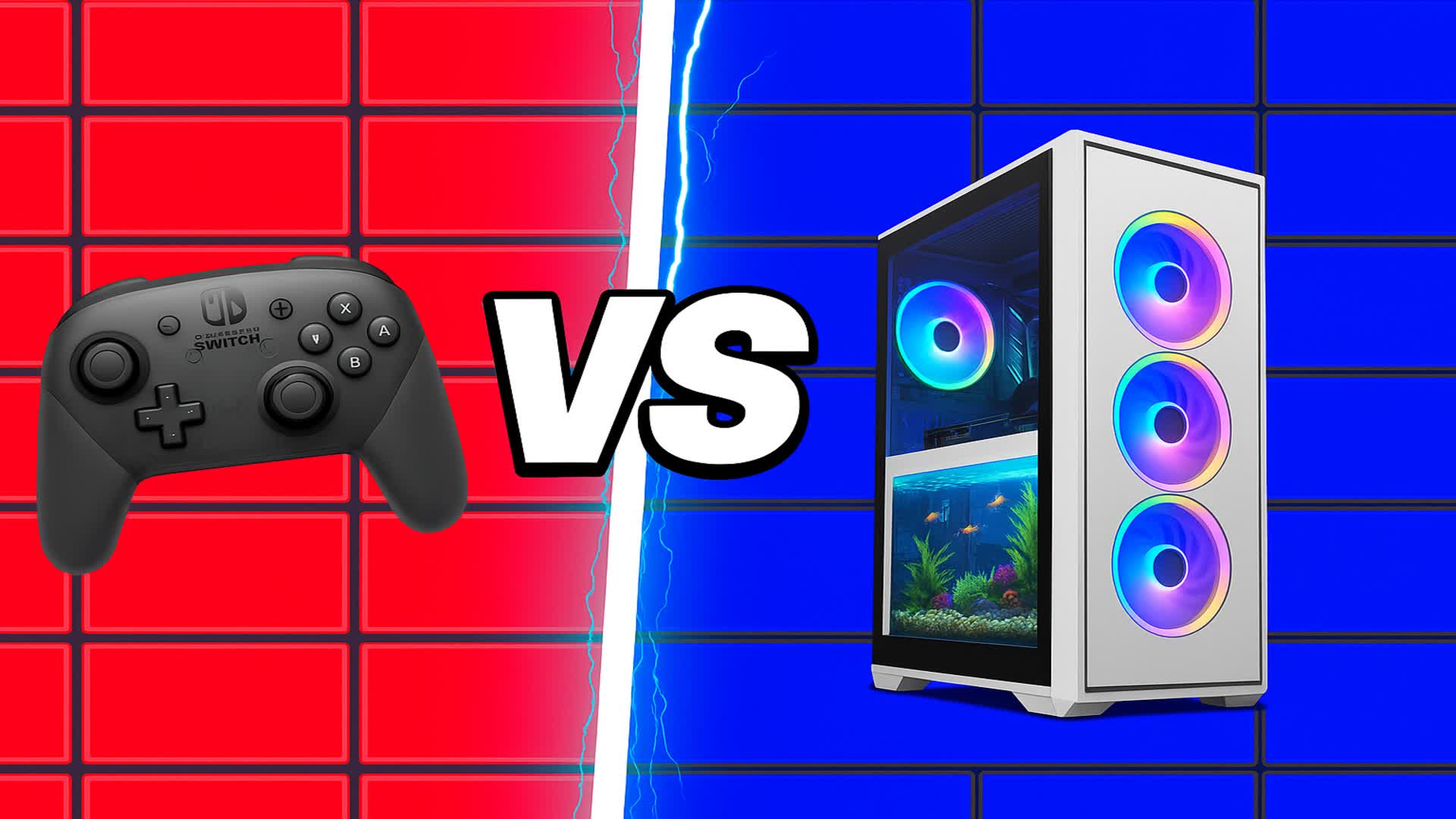 🔴PC GAMER CRAZY RED VS BLUE 🔵