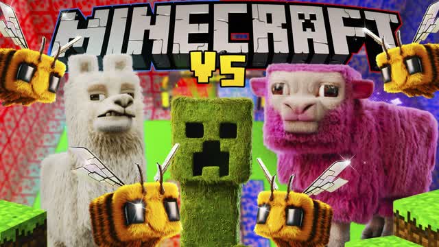 MINECRAFT RED VS BLUE 🔴🔵 TRENDBEAST