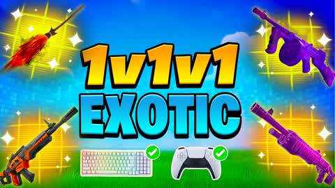 1V1 EXOTIC MEGA 1V1 ALL GUNS & VEHICLES