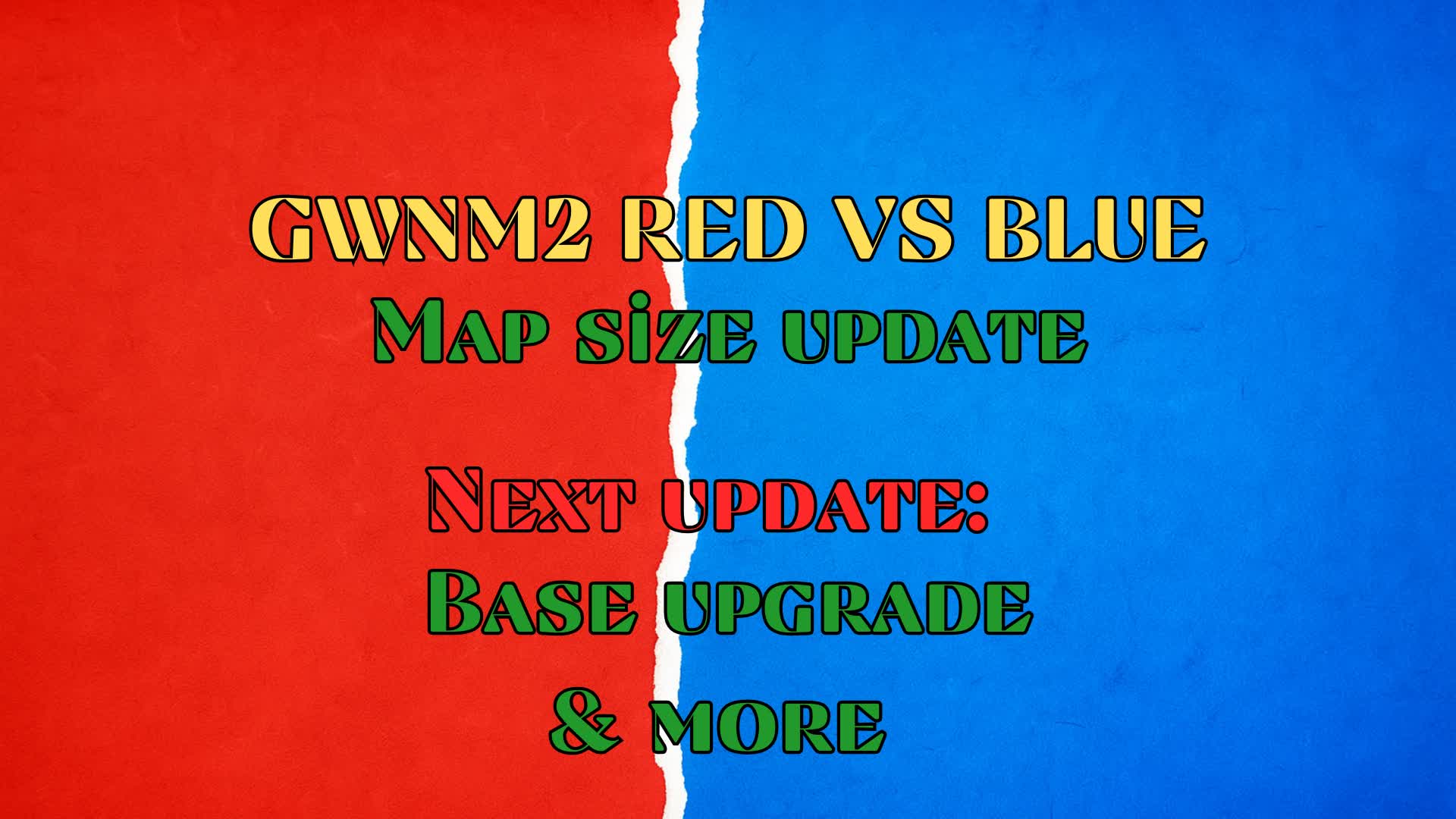 GWNM2 Red VS Blue