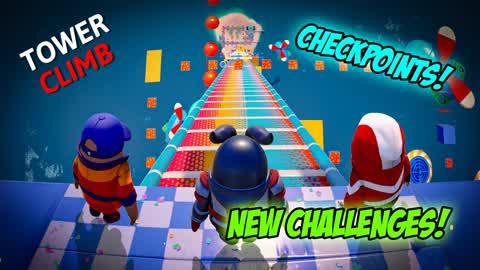 FALL GUYS - TOWER PARKOUR 👑