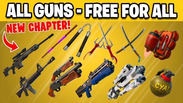 TMNT ⭐ALL GUNS - FREE FOR ALL (ALL CARS)