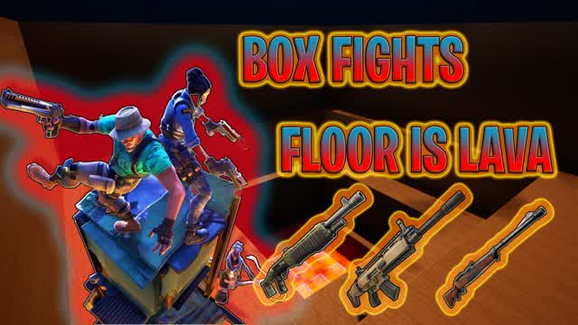 FLOOR IS LAVA BOX FIGHTS ZONE WARS
