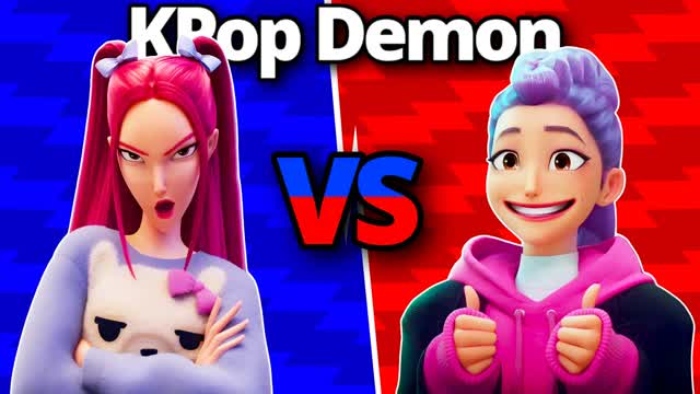 KPOP HUNTER RED Vs BLUE 👹