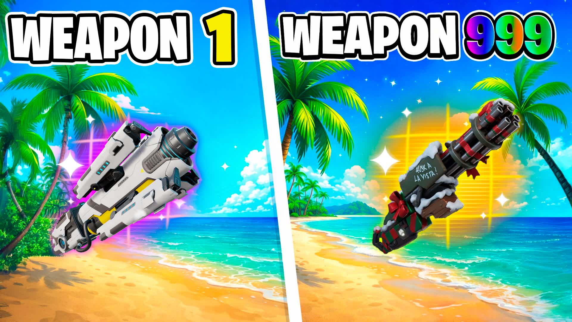 🏝️ BEACH GUN GAME 🎯 ONE SHOT MUSIC