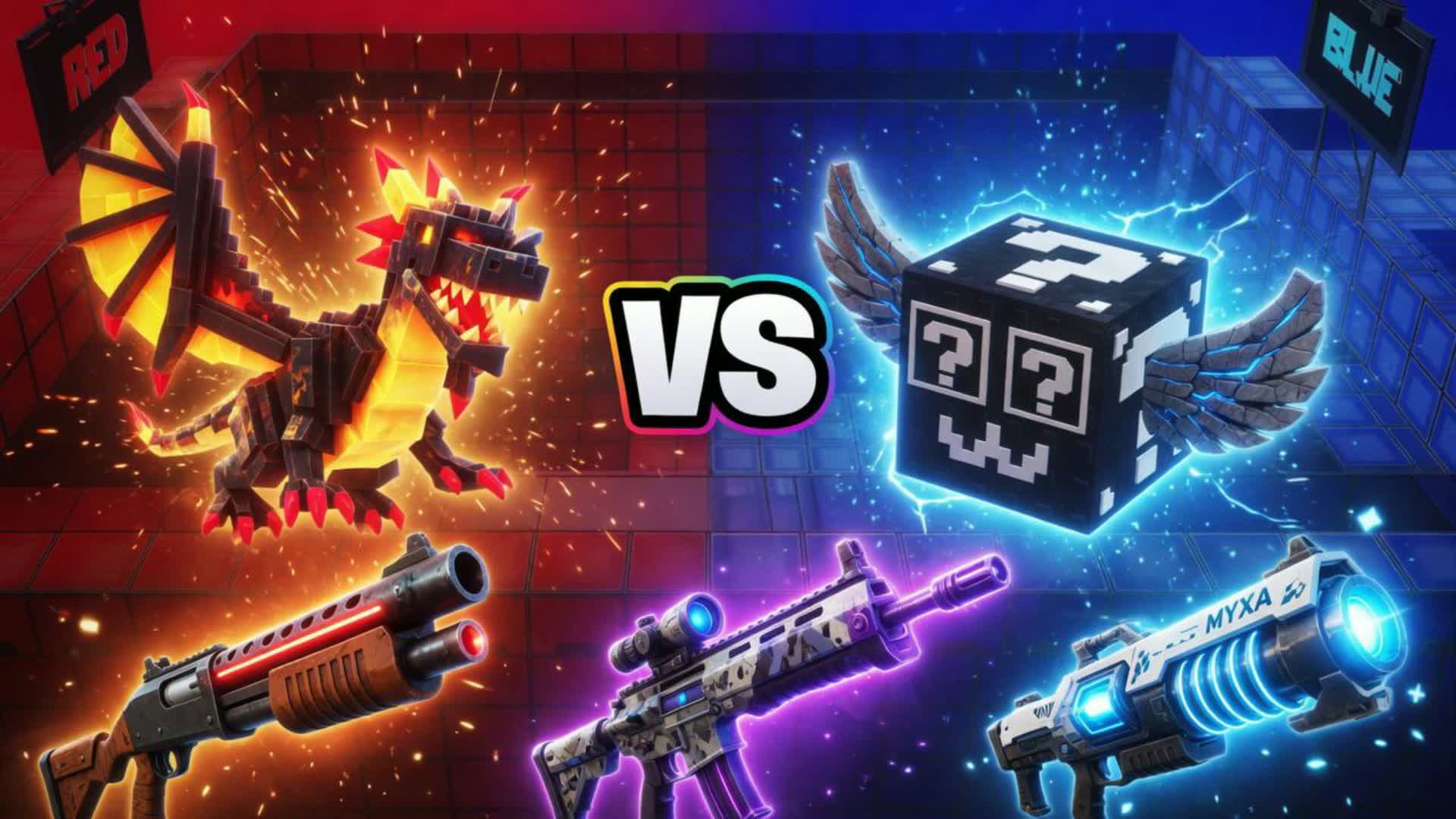 赤対青の壮大バトル