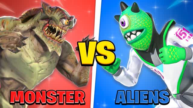 â MONSTER đč VS ALIENS đœ â (DEATHMATCH)