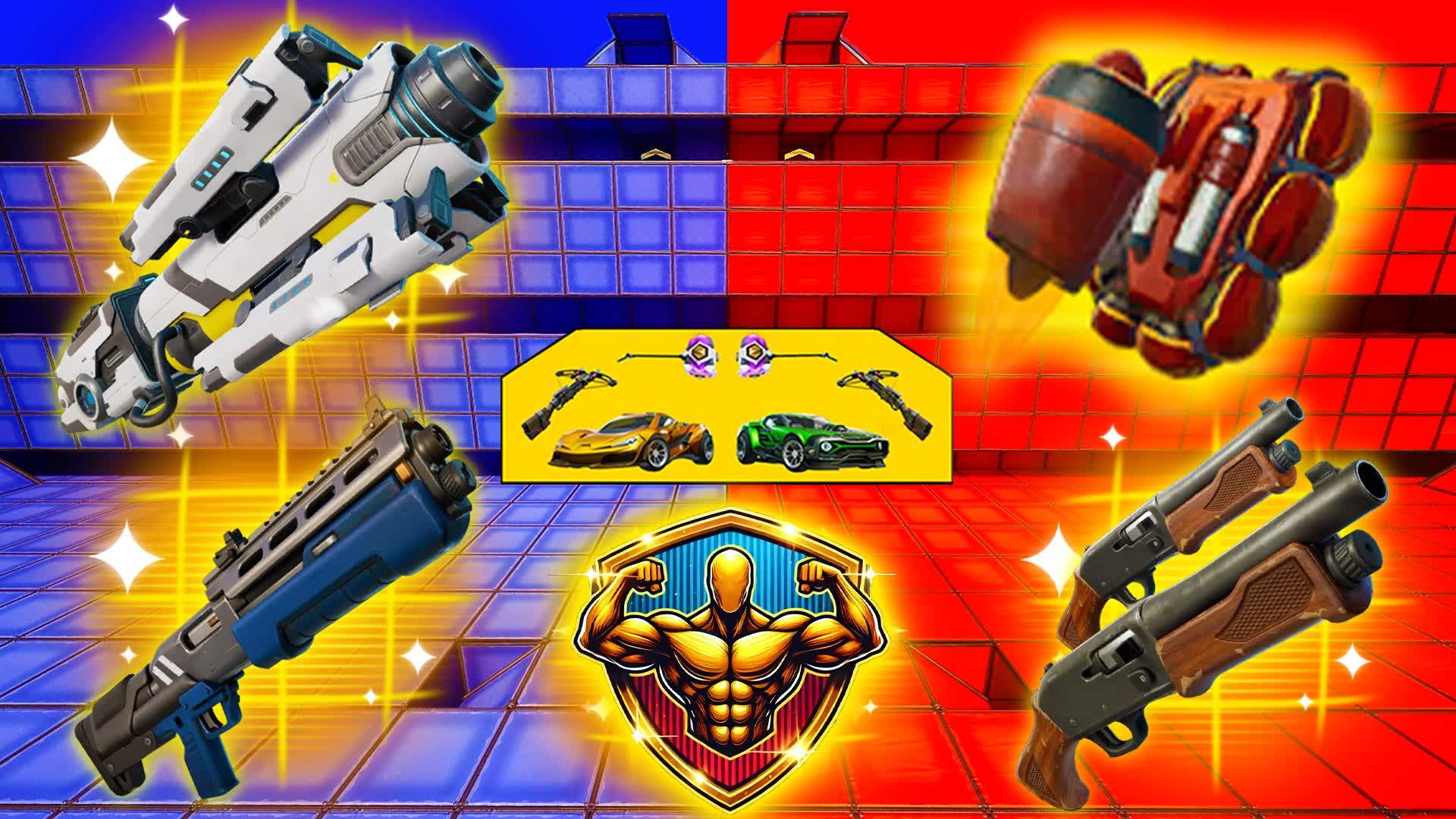 Crazy Red VS Blue 🔴🔵 Super Power 💪