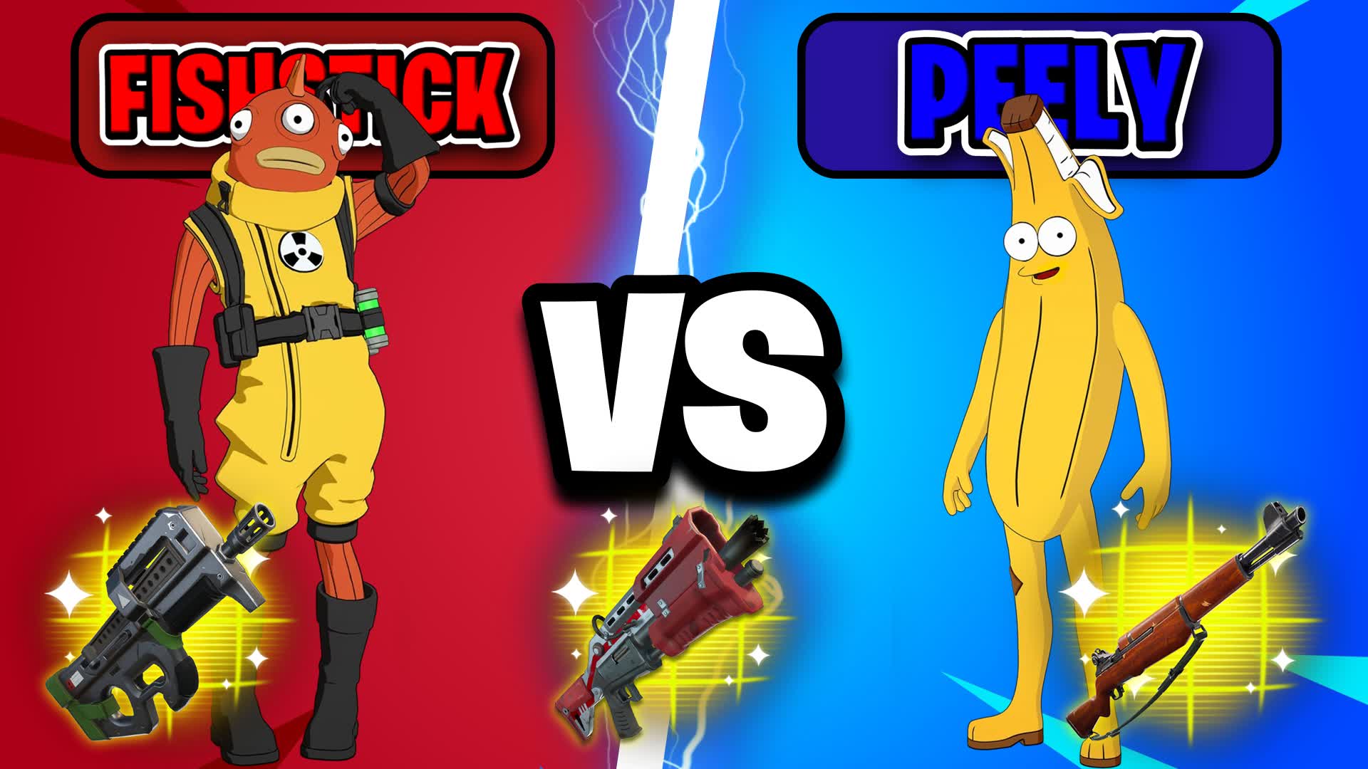 Amazing Peely Vs Fishstick OVO