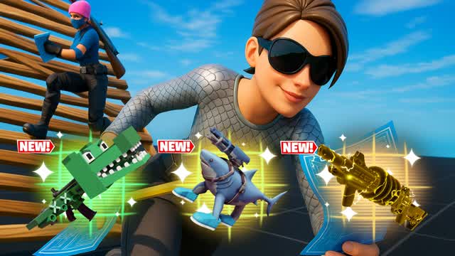 1V1V1 BUILD FIGHTS - 6 PLAYERS MAX đŻ