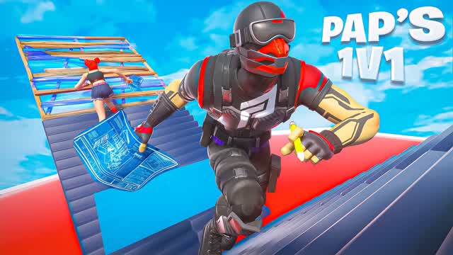 THE PAPS 1V1 BUILD FIGHT