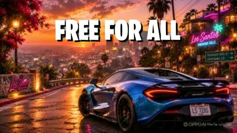 AMAZING DRIVING FREE FOR ALL GUN 🌴🌴🌴