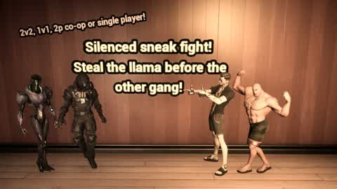 2v2 Heist, 1 round, Silenced Sneak/Fight