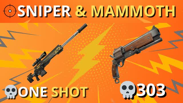 💀SNIPER & MAMMOTH ONE SHOT🎯