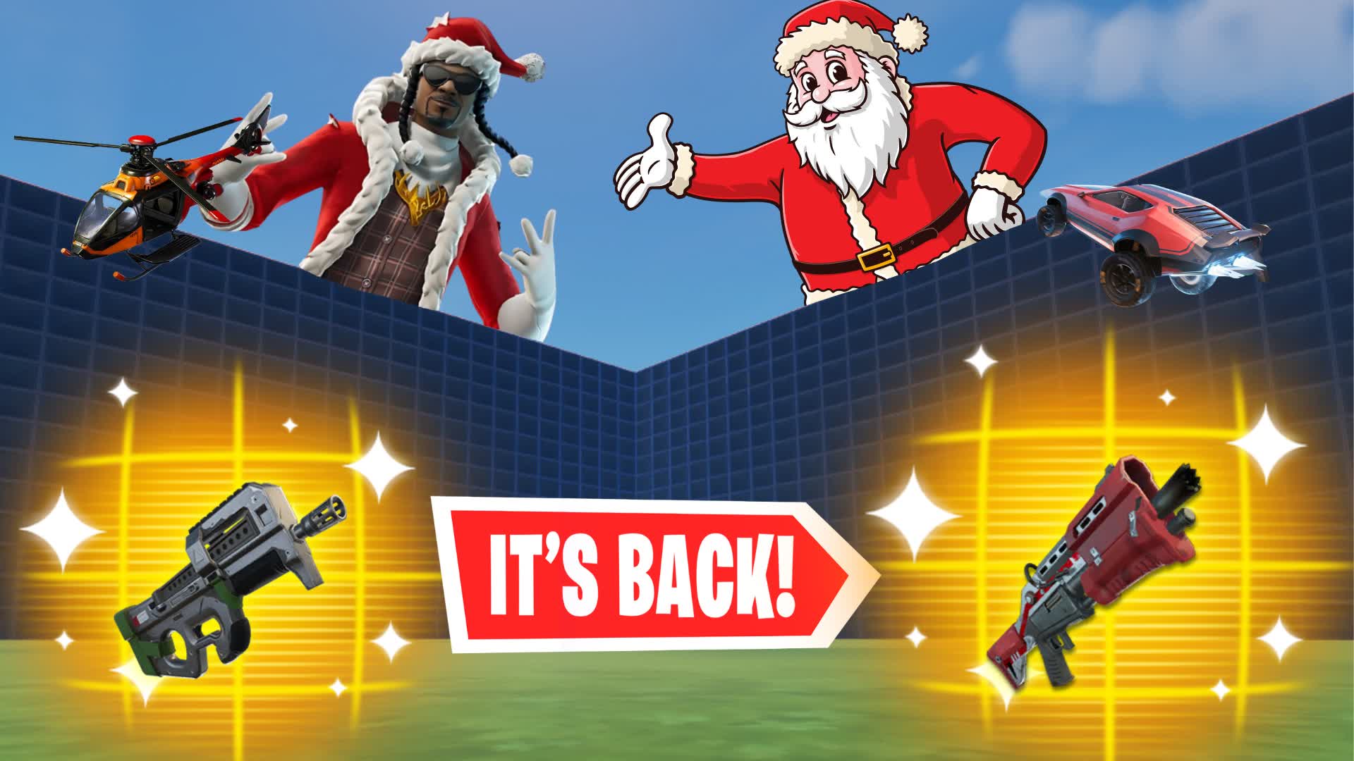 SUPER 1V1 CHRISTMAS - ALL GUNS🎯 NEW