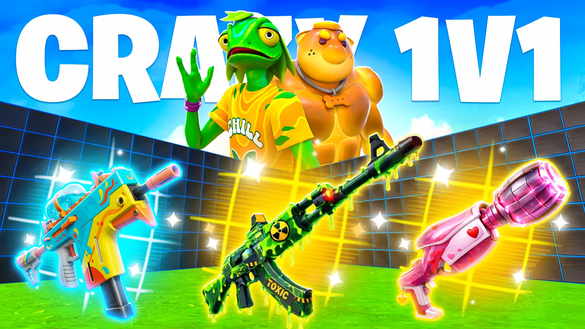 CRAZY 1V1 FFA - ALL GUNS & RIDES 3256-2350-0756 by hozzy