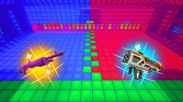 GREEN VS RED VS BLUE 💙❤️💙