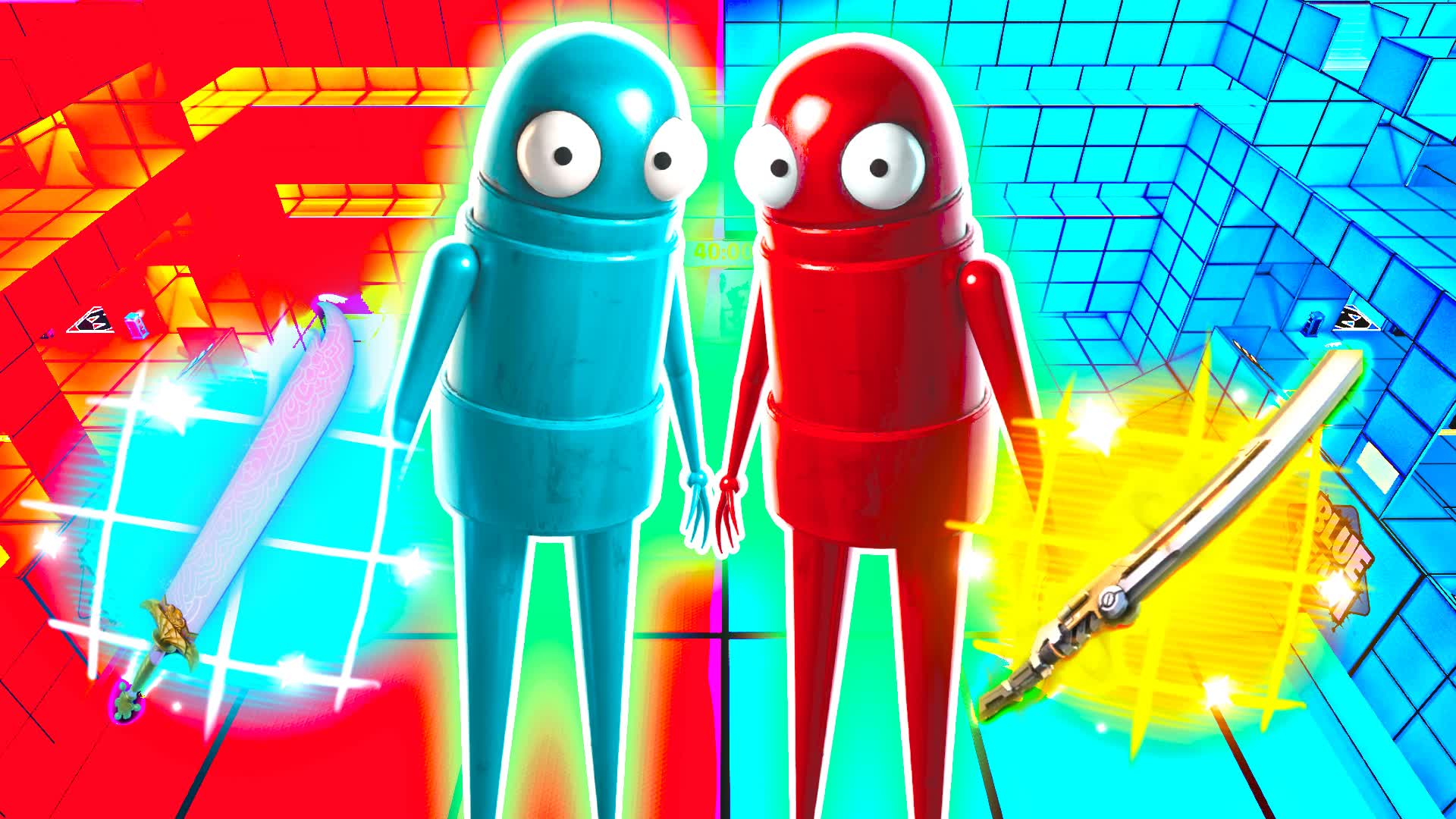INSANE ROBOT 🤖 RED VS BLUE🔵🔴