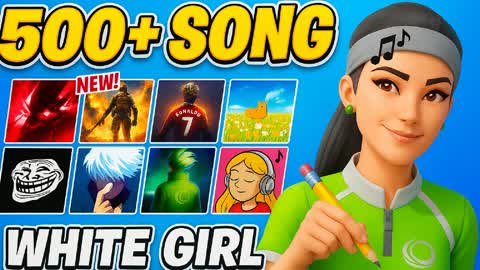 🎵WHITE GIRL MUSIC 1v1🎵 [Updated Songs]