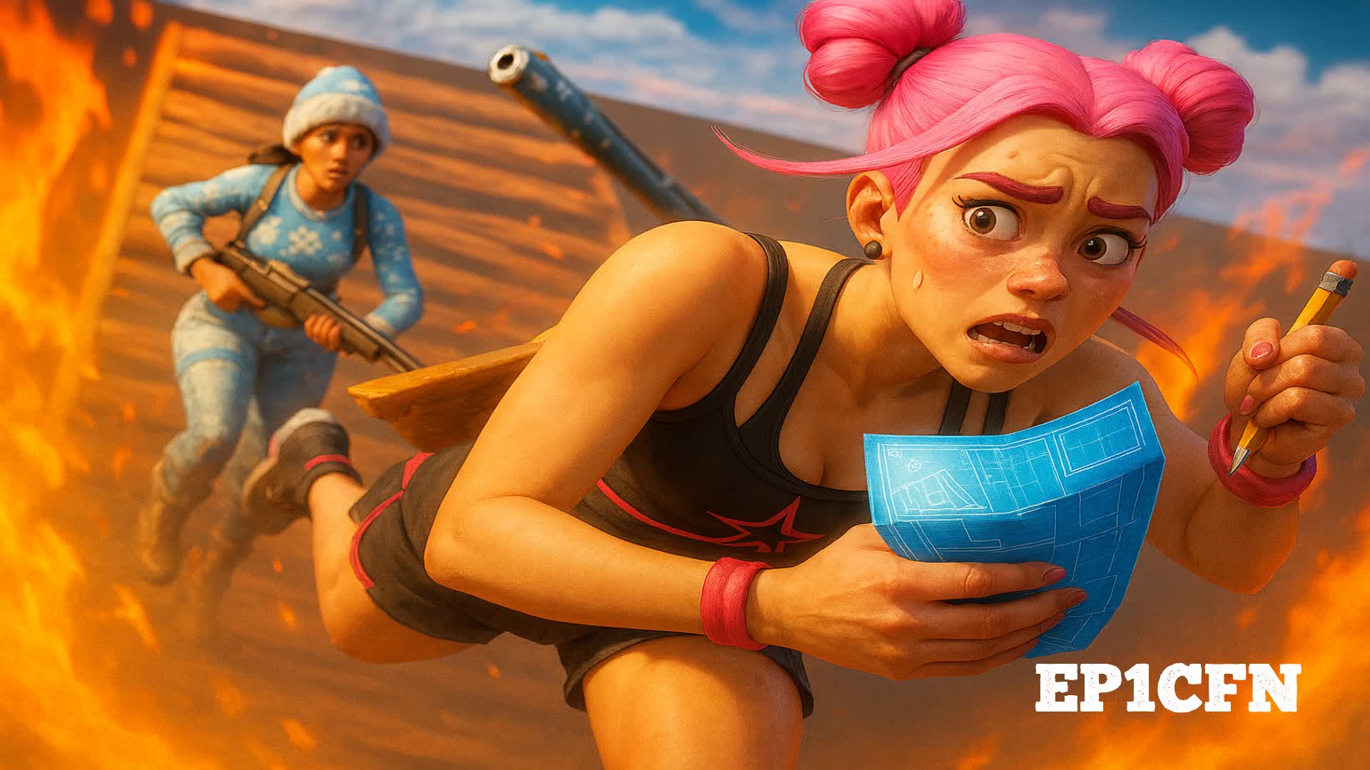 [EP1CFN] 1v1 Build Fight