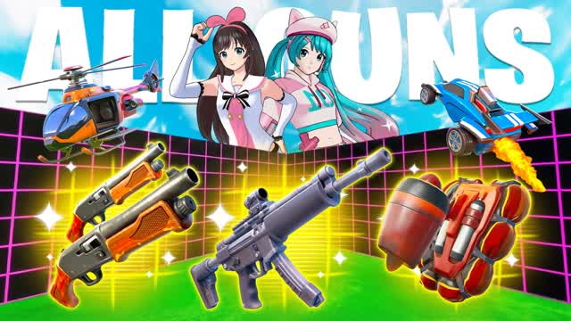 MEGA 1V1 FFA - ALL GUNS & VEHICLES