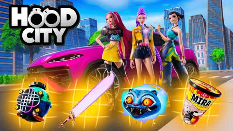 🚓 HOOD CITY هود سيتي 🏙️ DRIVE FFA RP🚨