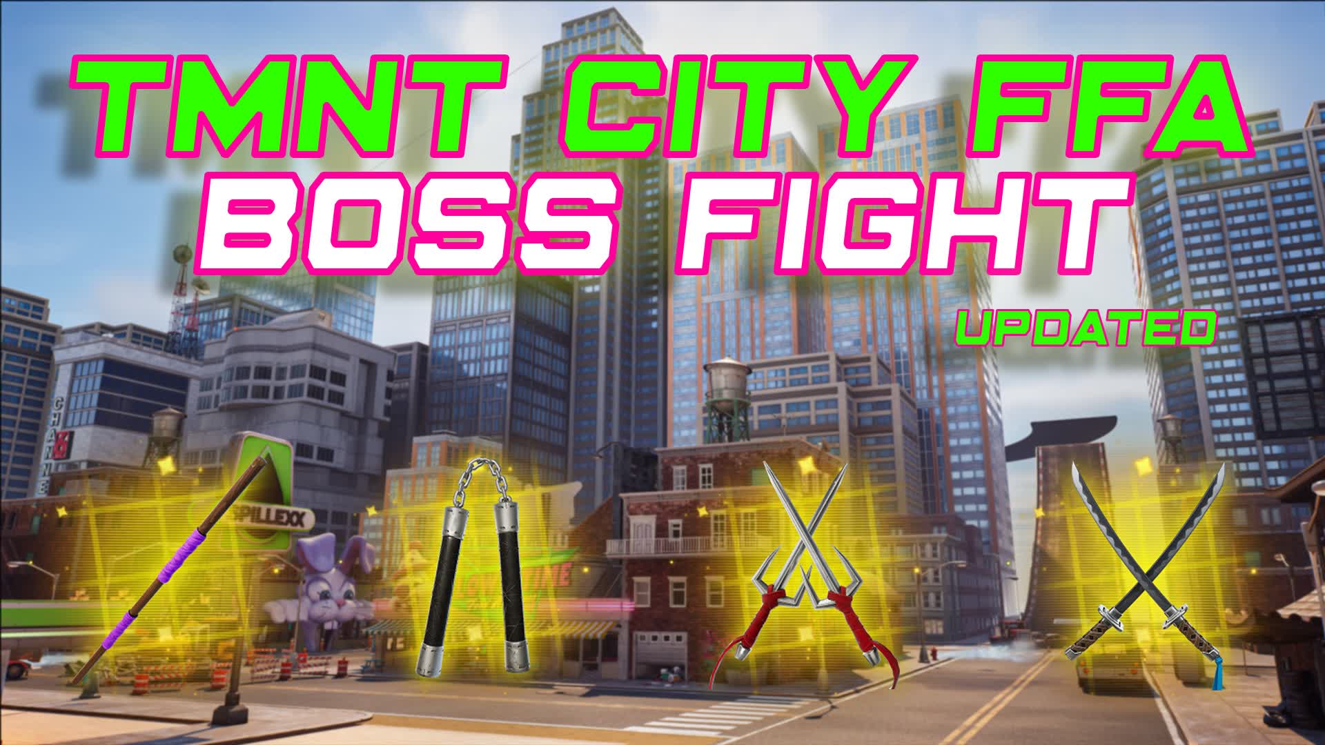 TMNT CITY FFA BOSS FIGHT