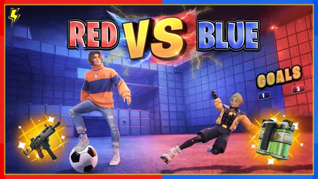 RED V BLUE FOOTBALL