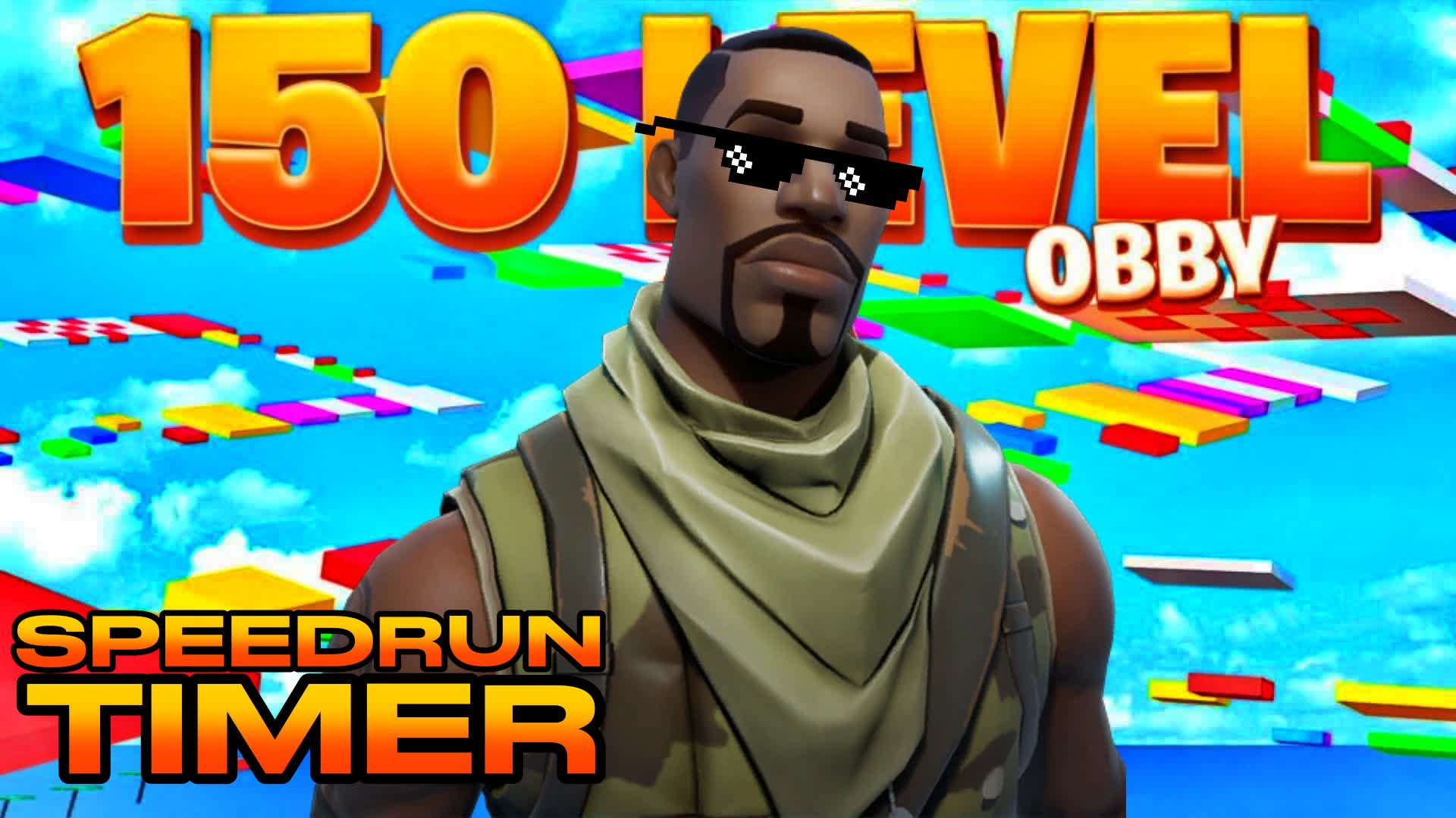 OBBY PARKOUR SPEEDRUN TIMER +150 LEVELS 4629-9165-6639 by adrian_wolff ...