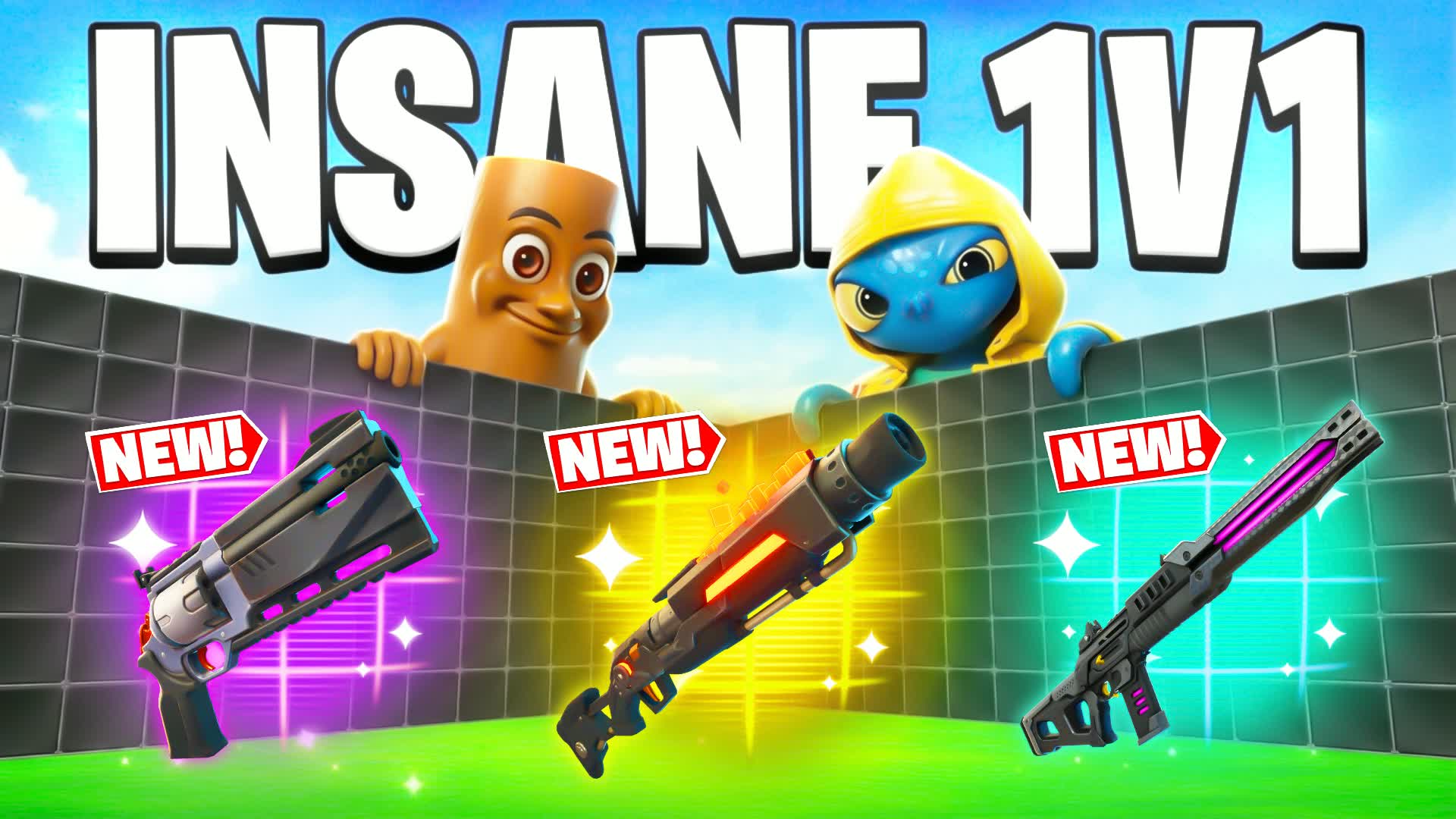 INSANE 1V1 FFA - ALL GUNS & VEHICLES