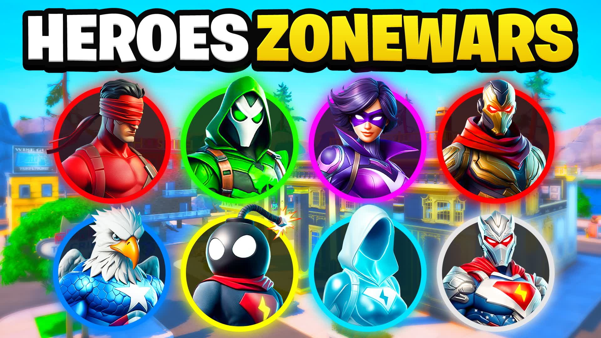 HEROES ZONE WARS ⭐ [GNA] 3536-6147-2780 by gnagames - Fortnite Creative ...