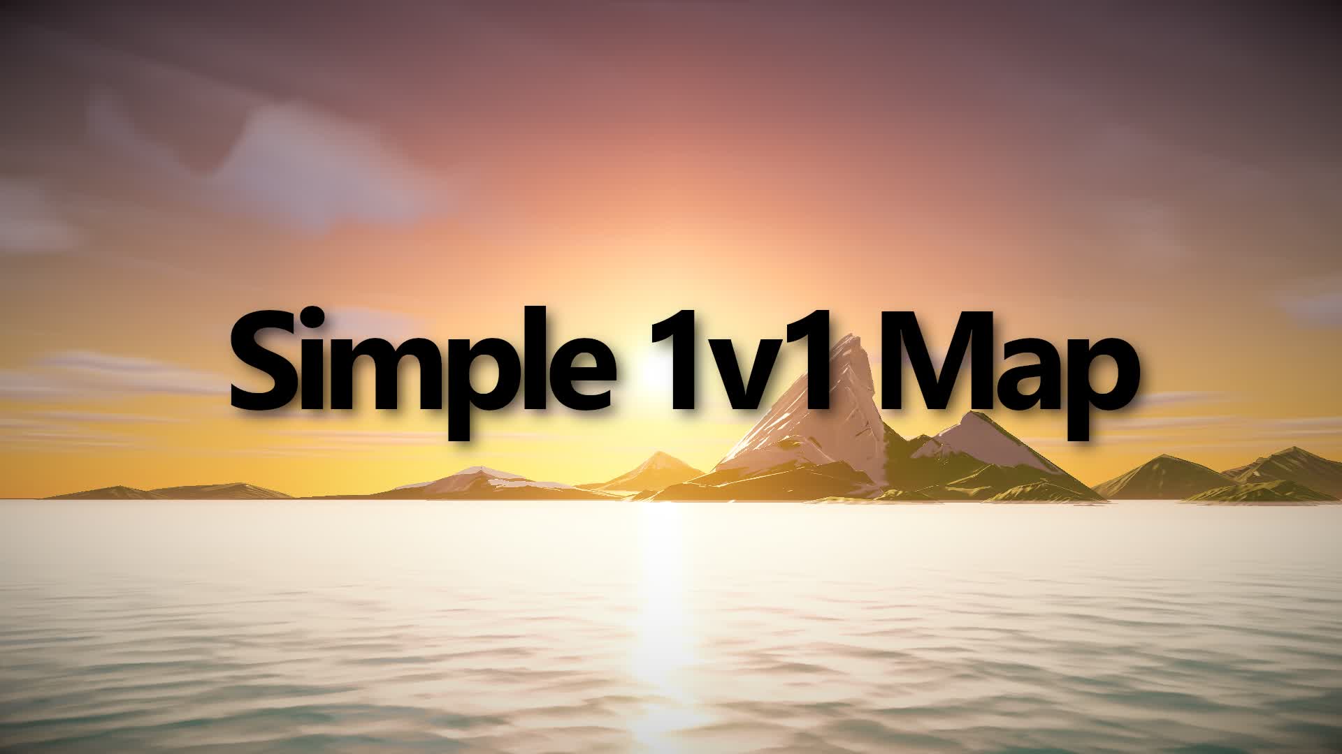 A Simple 1v1 Map