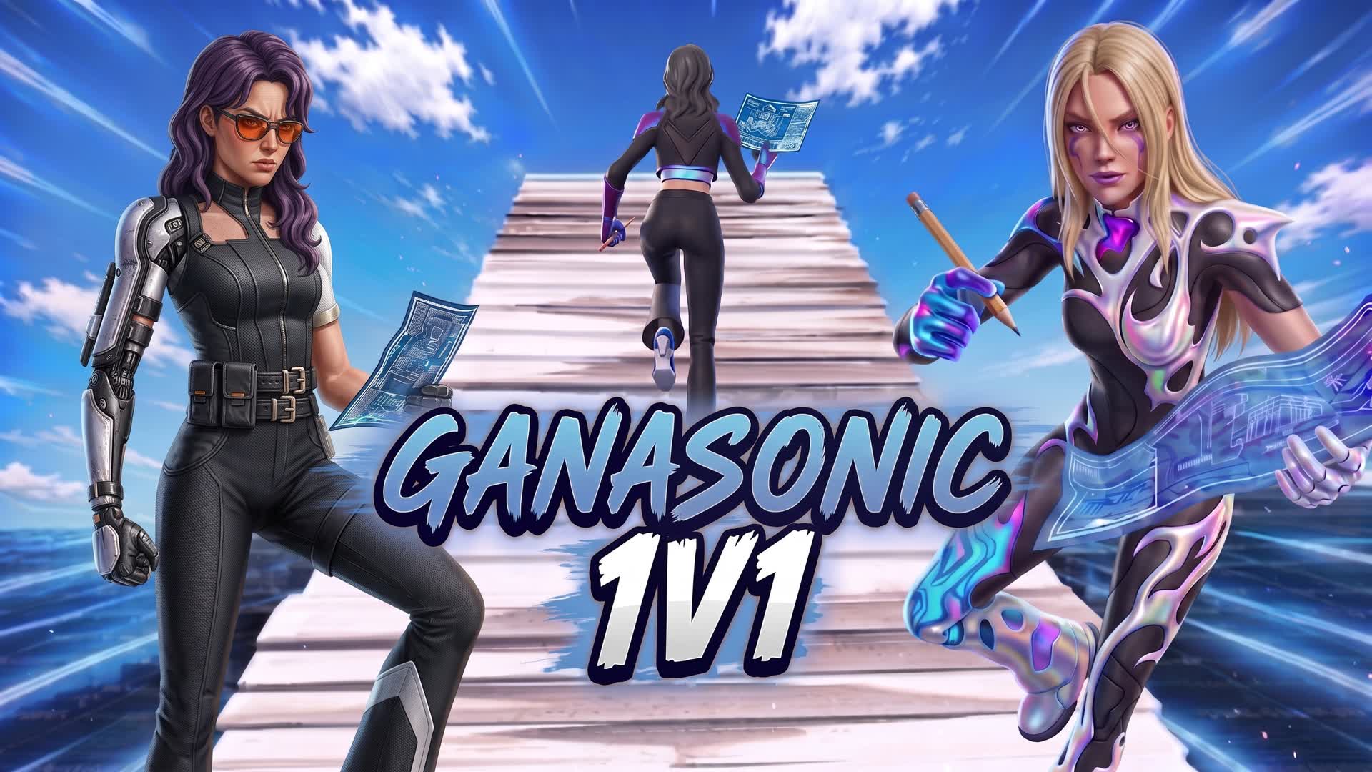 GANASONIC 1V1 — Fortnite island 7692-3091-9754 by GANASONIC オーラ
