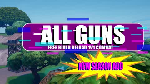 ⭐ALL GUNS PVP 1v1v1 FREE BUILD⭐