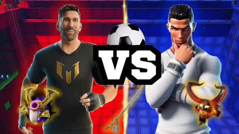 MESSI VS CR7 CRAZY SOCCER RED VS BLUE