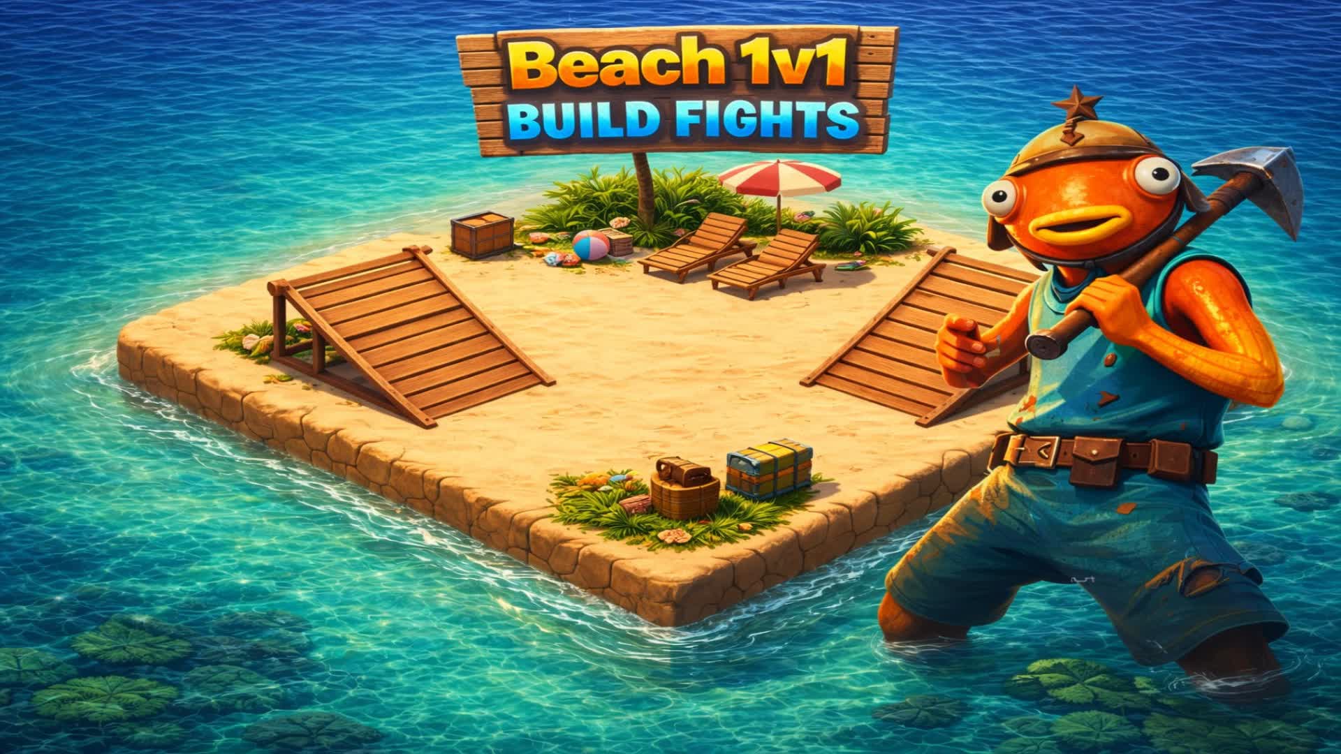 1v1 Beach BuildFights