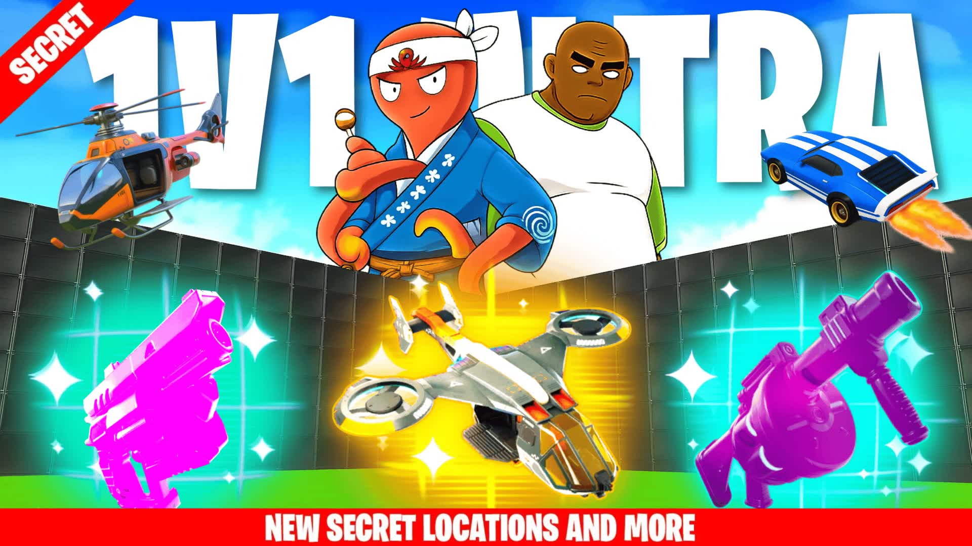 1V1 ULTRA - ALL GUNS & VEHICLES