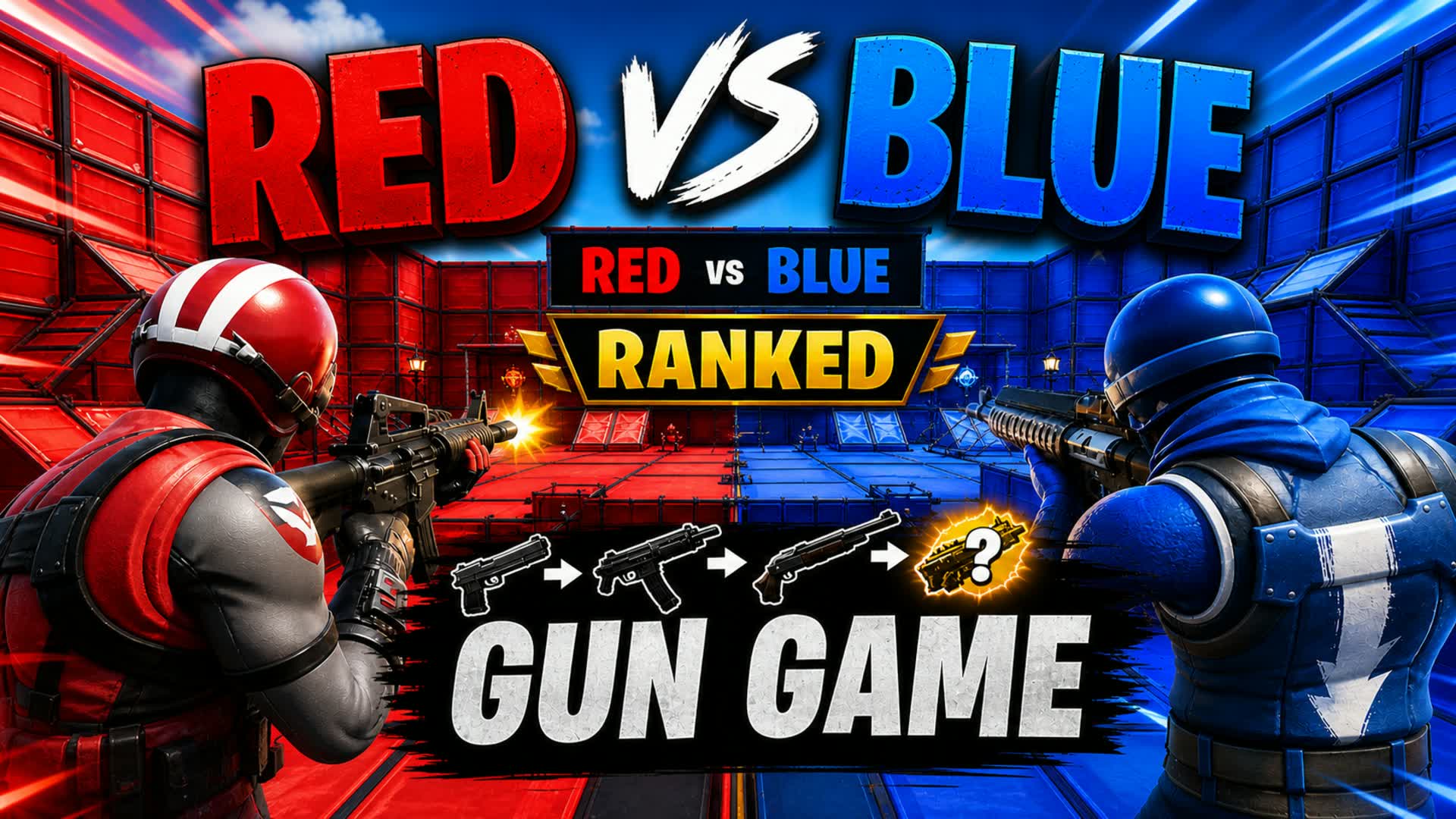 🔴RedvsBlue🔵Ranked🏆 Gun game