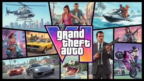GTA VI 6 RVB RED VS BLUE UNC 1