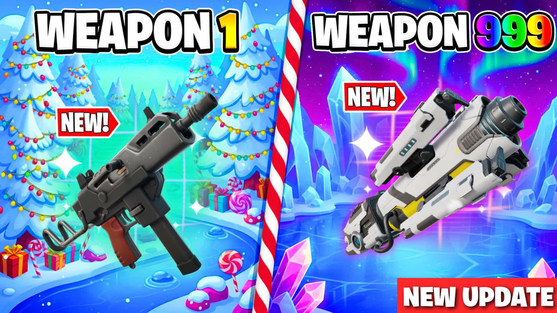 🎄CHRISTMAS GUN GAME🎄ONE SHOT WITH BOTS