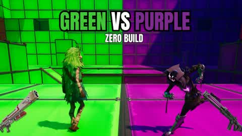 GREEN🟢 VS PURPLE🟣 🔥 Team Arena ZB