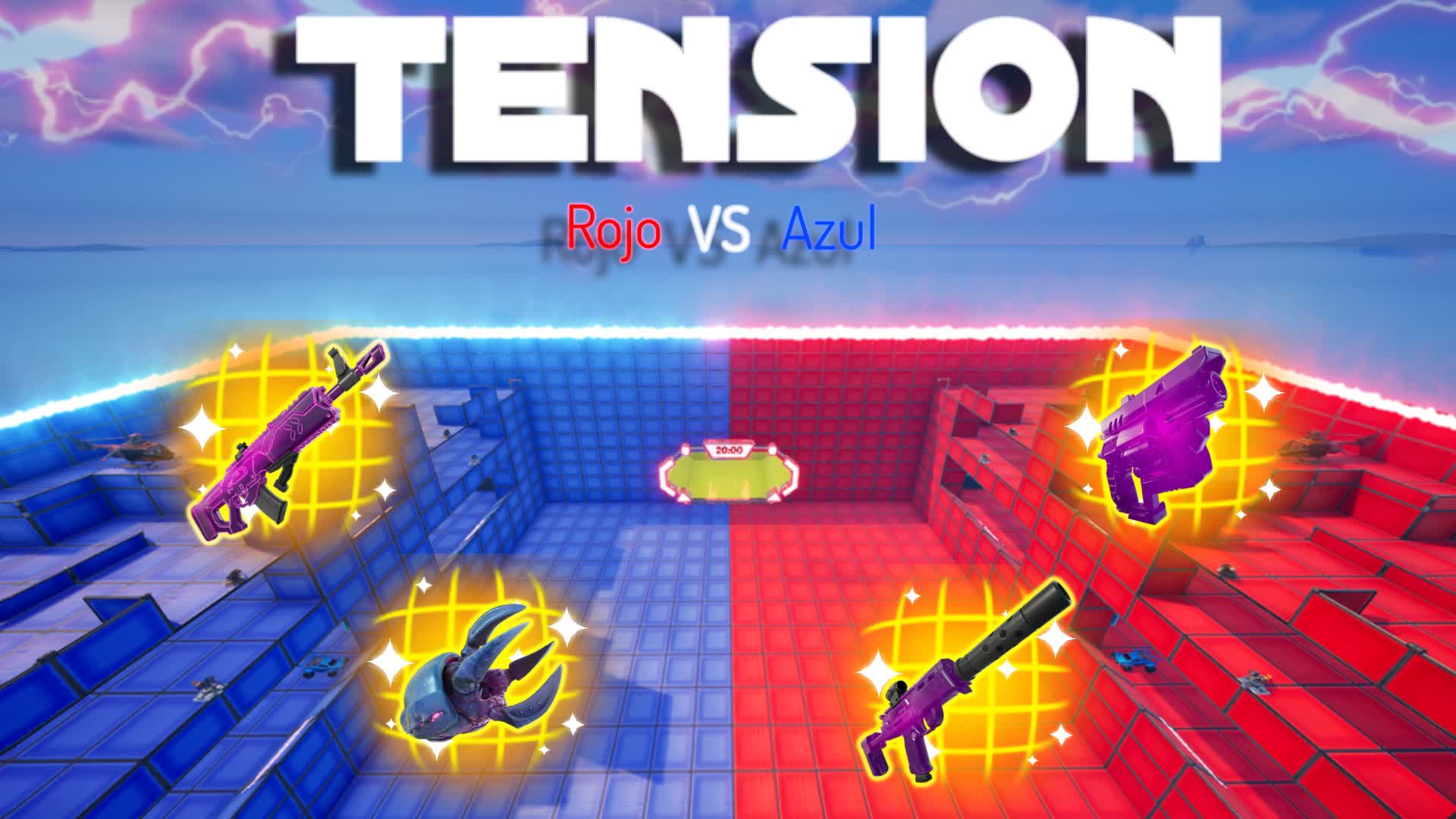 Tension Rojo vs Azul 🔴🔵