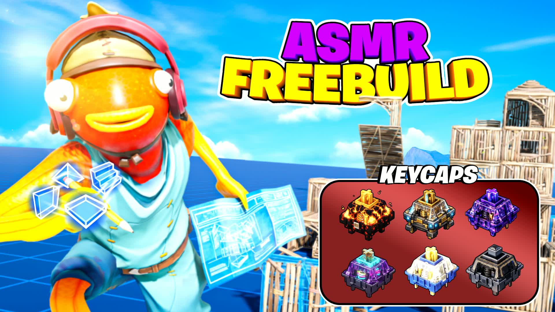 ASMR RANKED FREE BUILD📝[BREEZY]