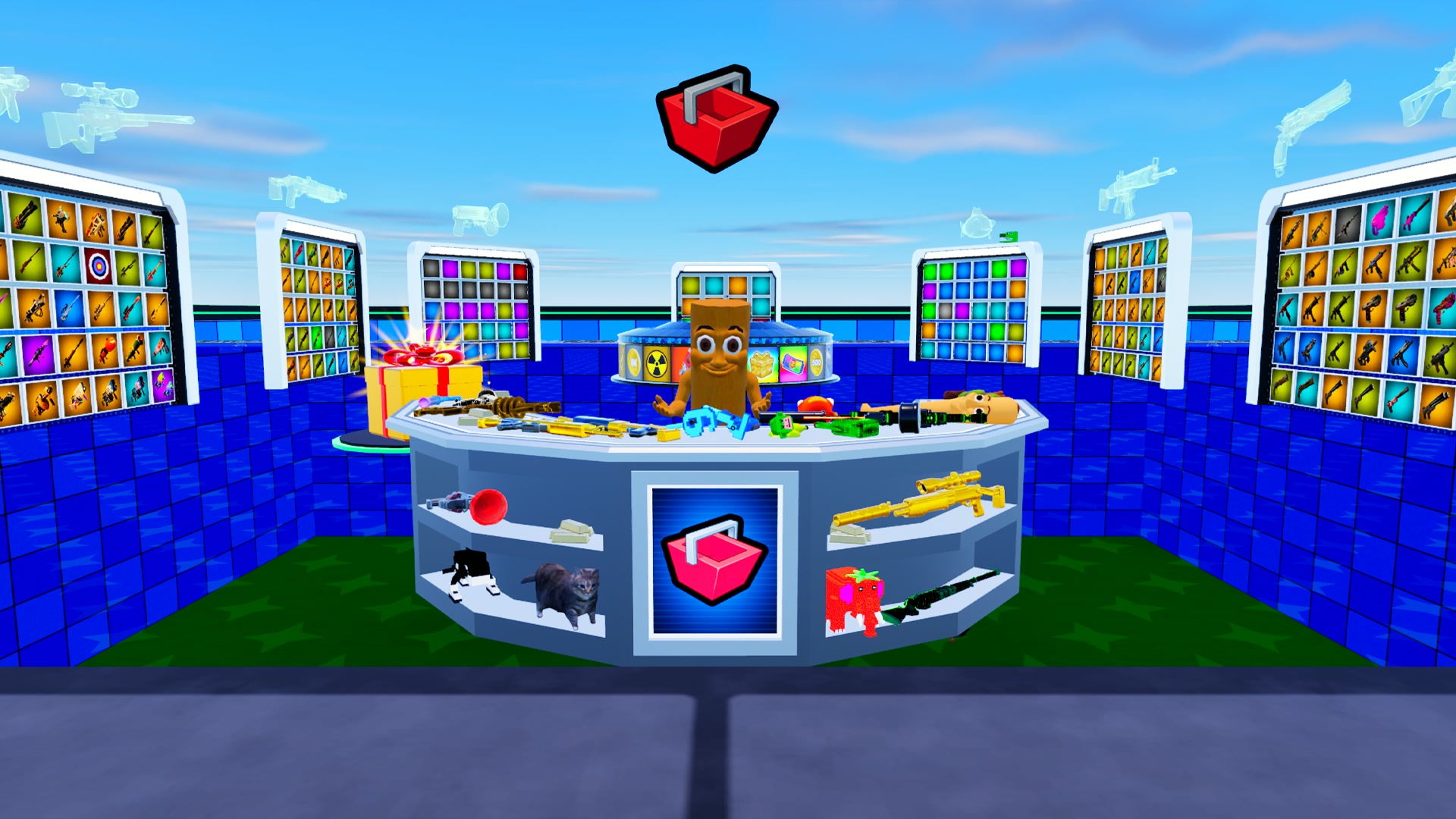 Brainrot 1v1 FFA - All Weapons & Rides — screenshot 2